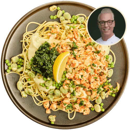 Verse pasta met rivierkreeft en mascarponesaus