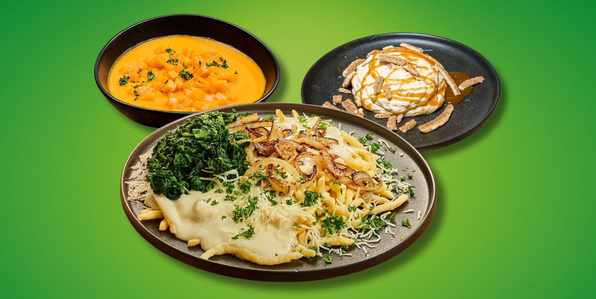 Herfstmenu Rudolph's käsespätzle (3-gangen)