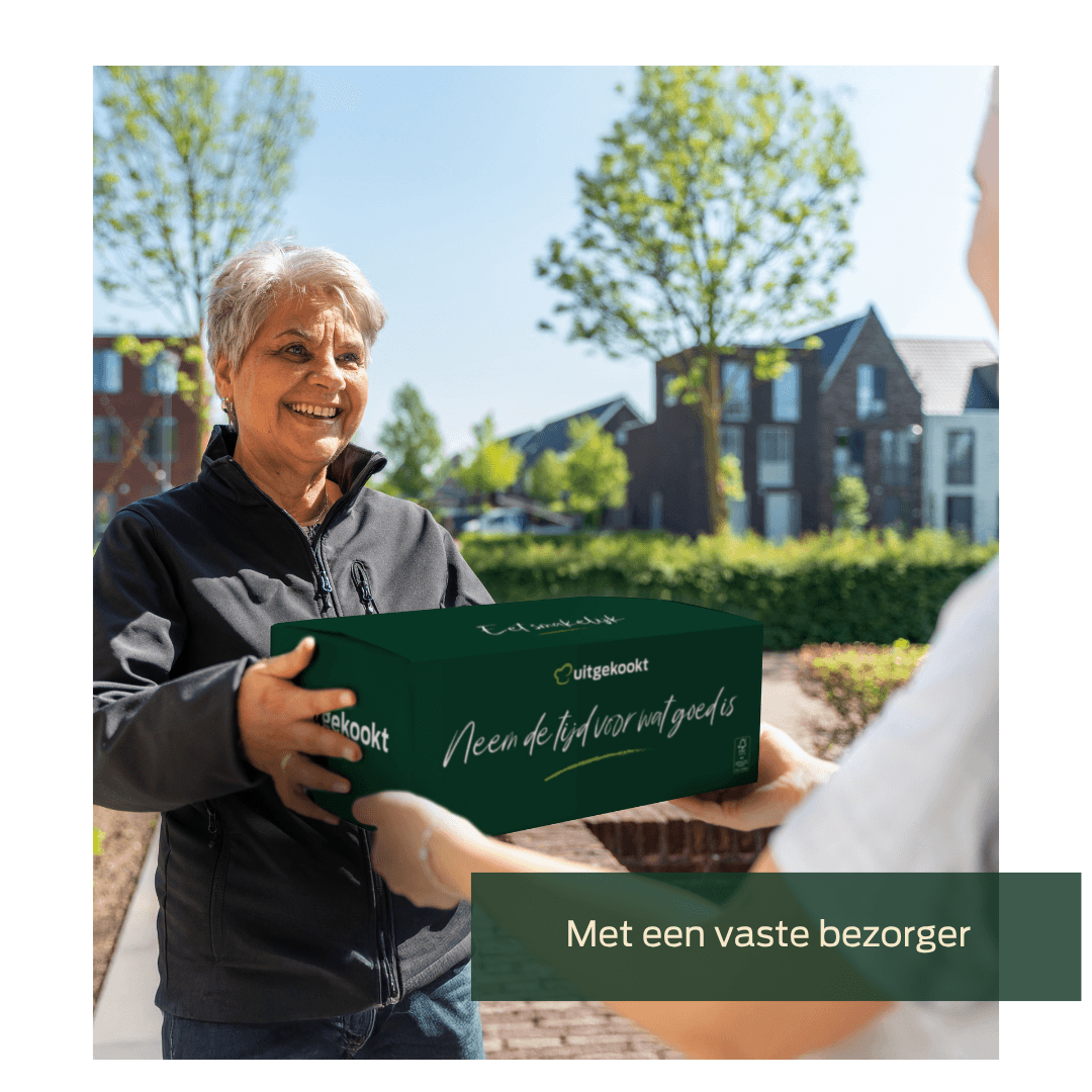 bezorger van kant-en-klaarmaaltijden