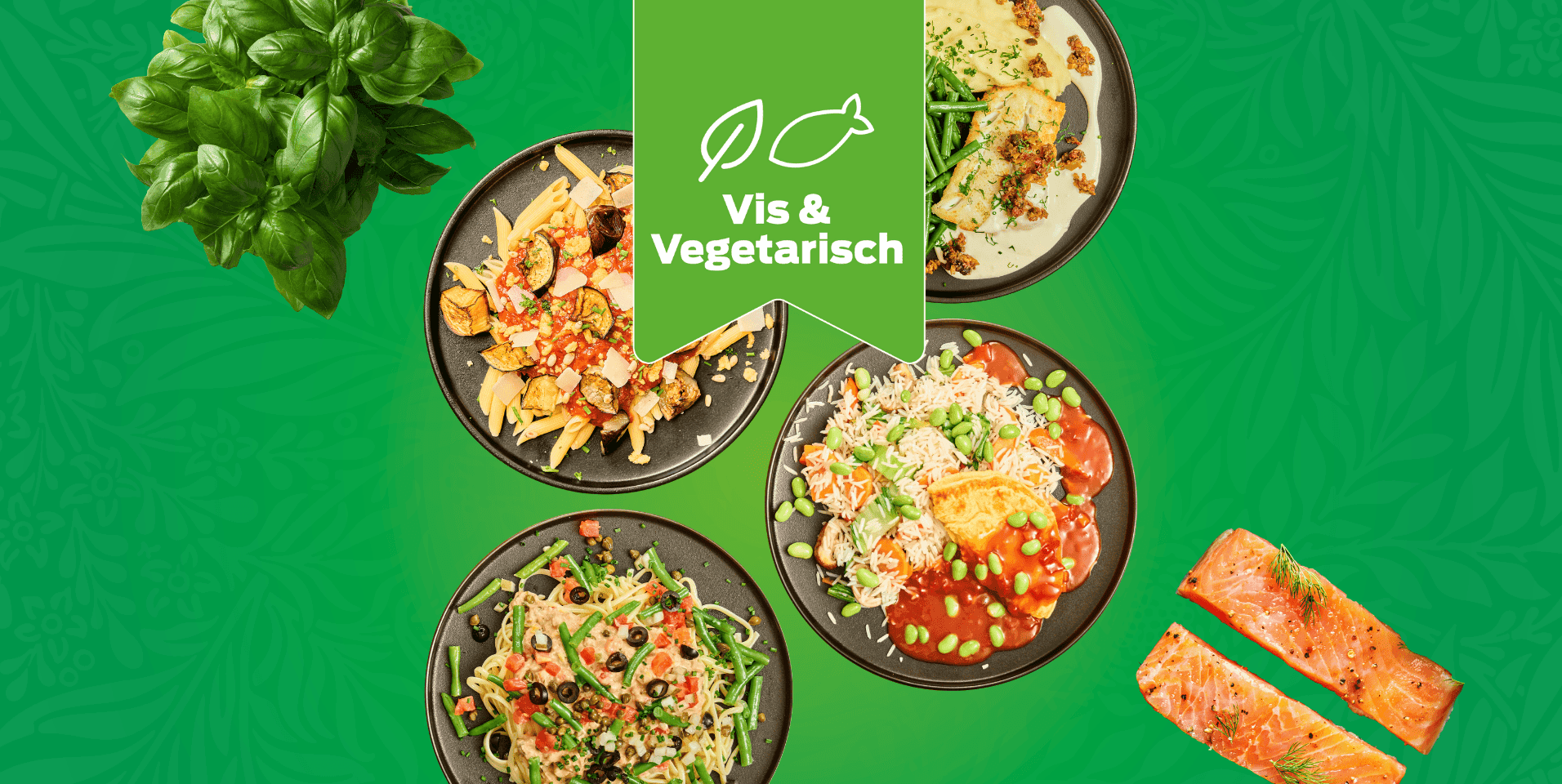 Maaltijdbox Vegetarisch & vis