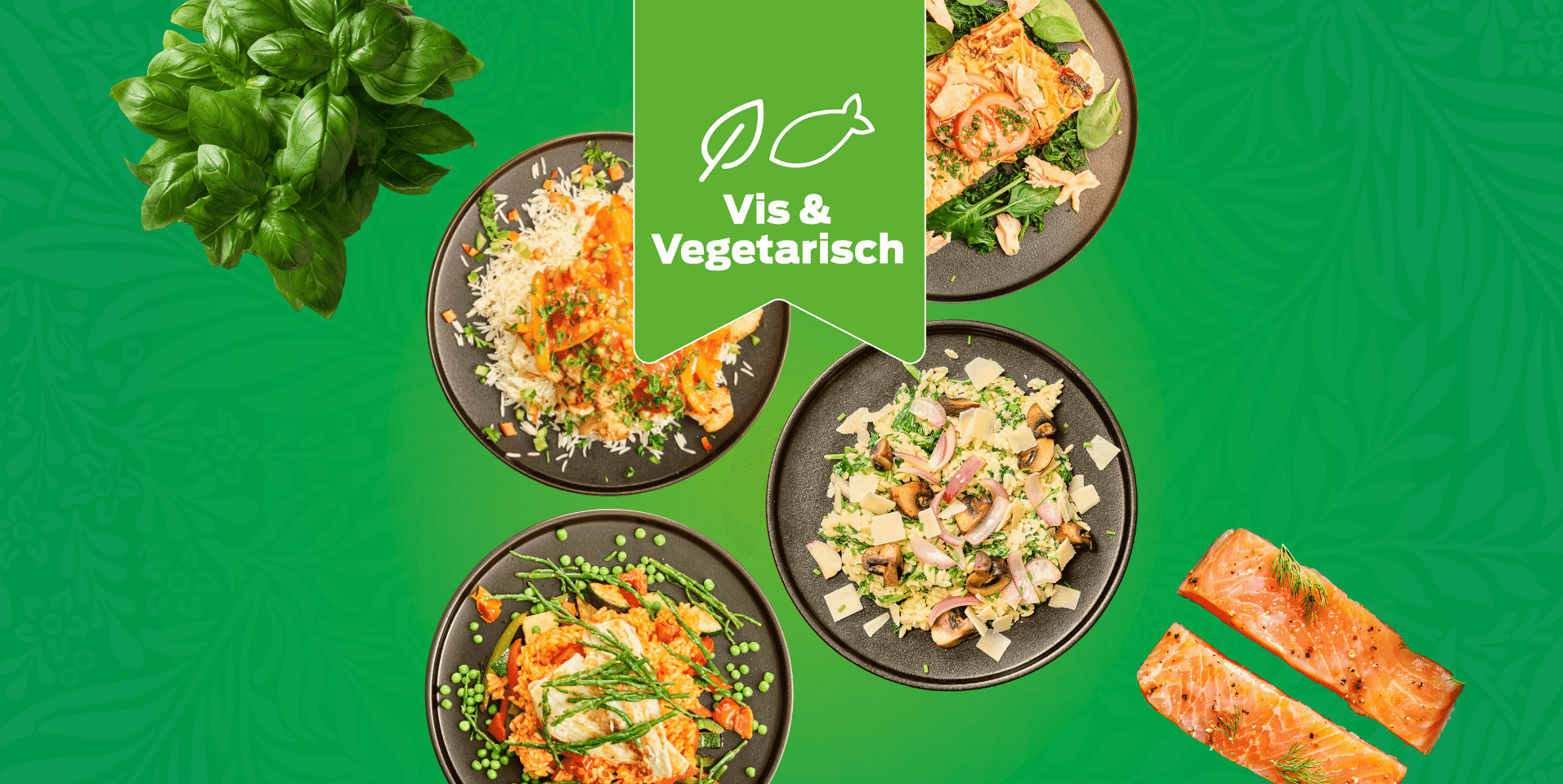 Maaltijdbox Vegetarisch & vis
