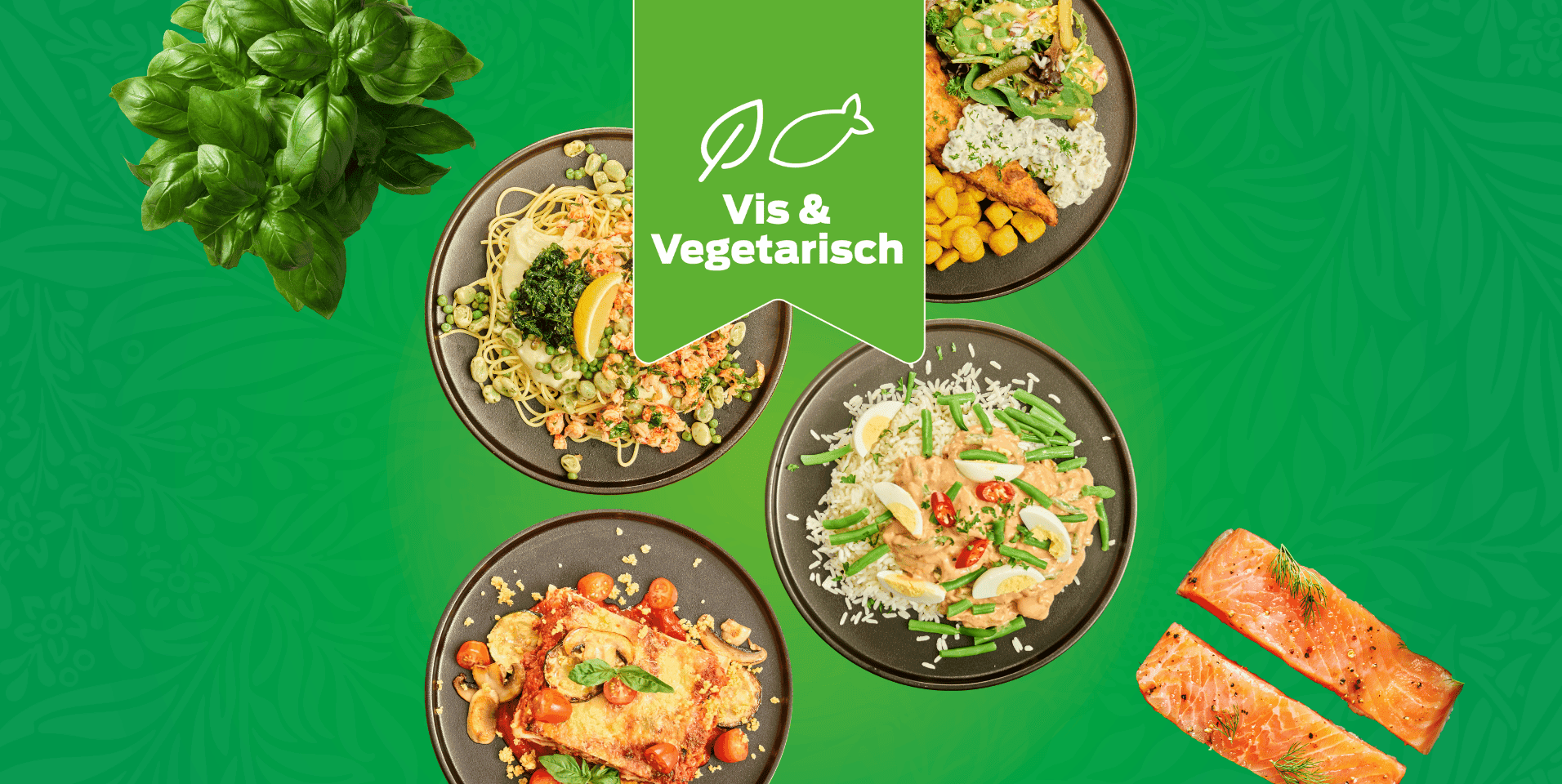 Maaltijdbox Vegetarisch & vis