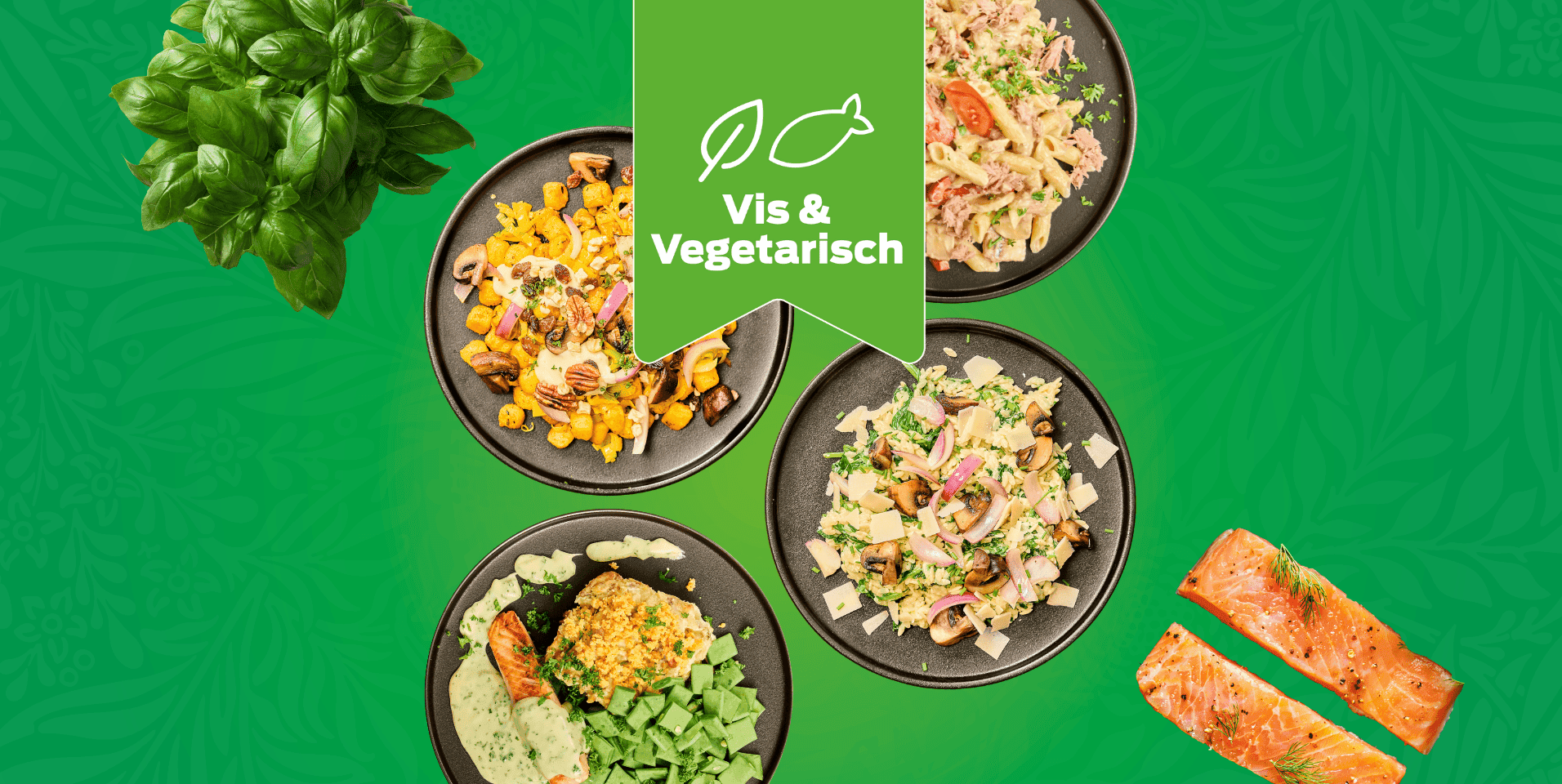 Maaltijdbox Vegetarisch & vis