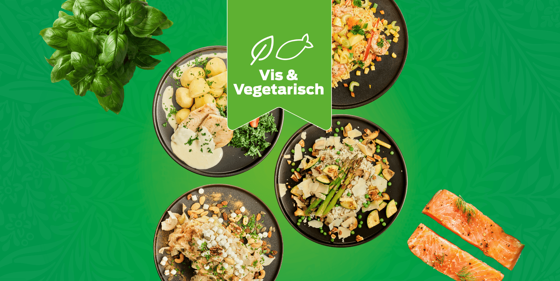 Maaltijdbox Vegetarisch & vis