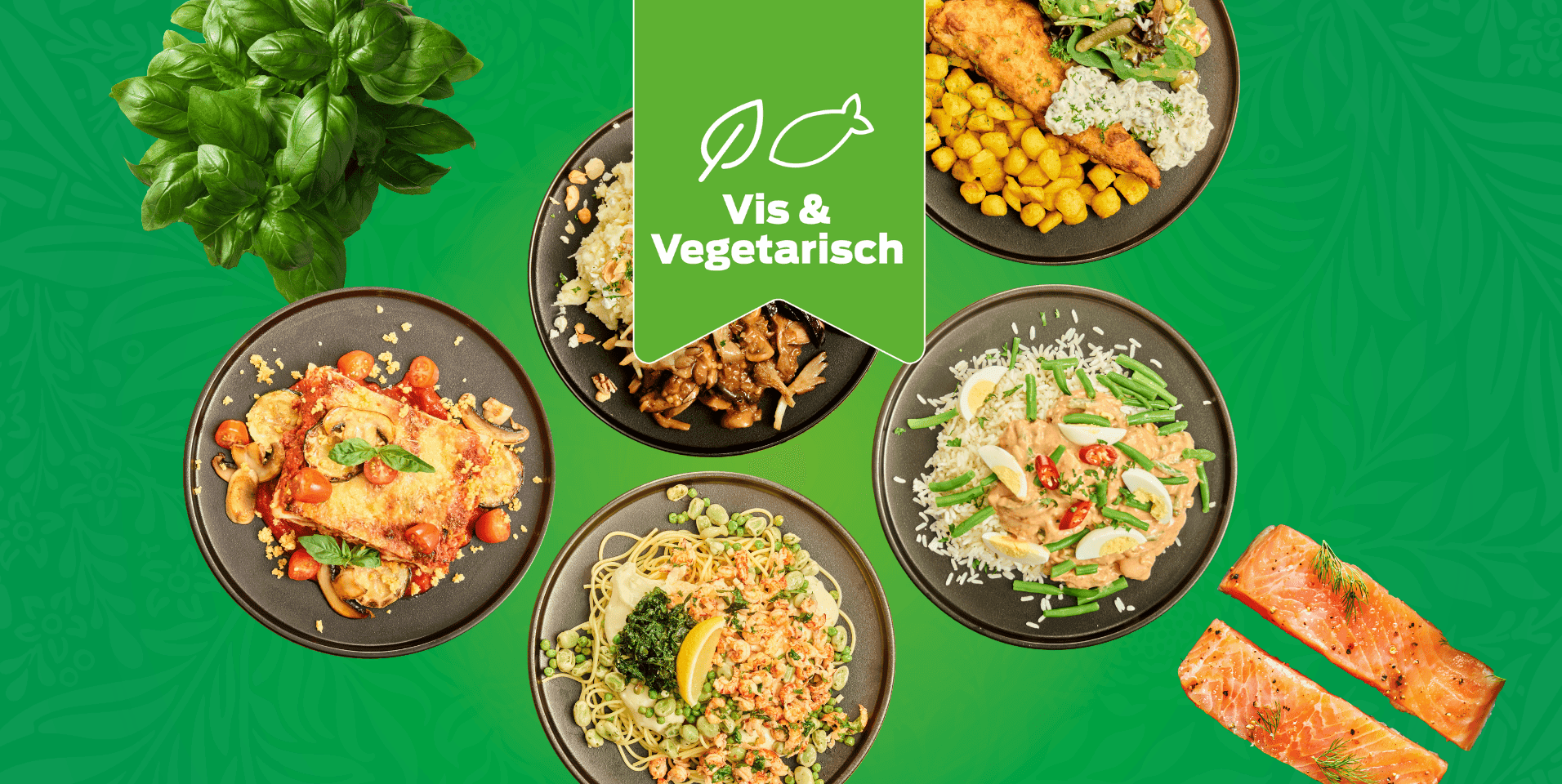 Maaltijdbox Vegetarisch & vis